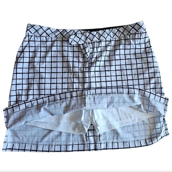 Izod Windowpane Skort Sz 14 NWOT Classic Preppy Golf Tennis Outdoor Fitness - Picture 4 of 15